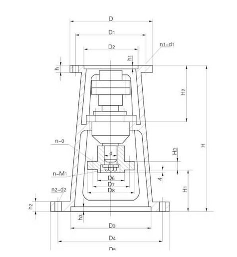 TJ搪玻璃反應(yīng)罐通用機(jī)架